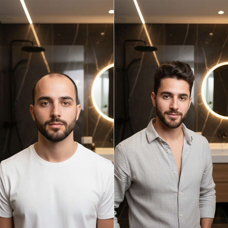 Haarsystem Anpassung